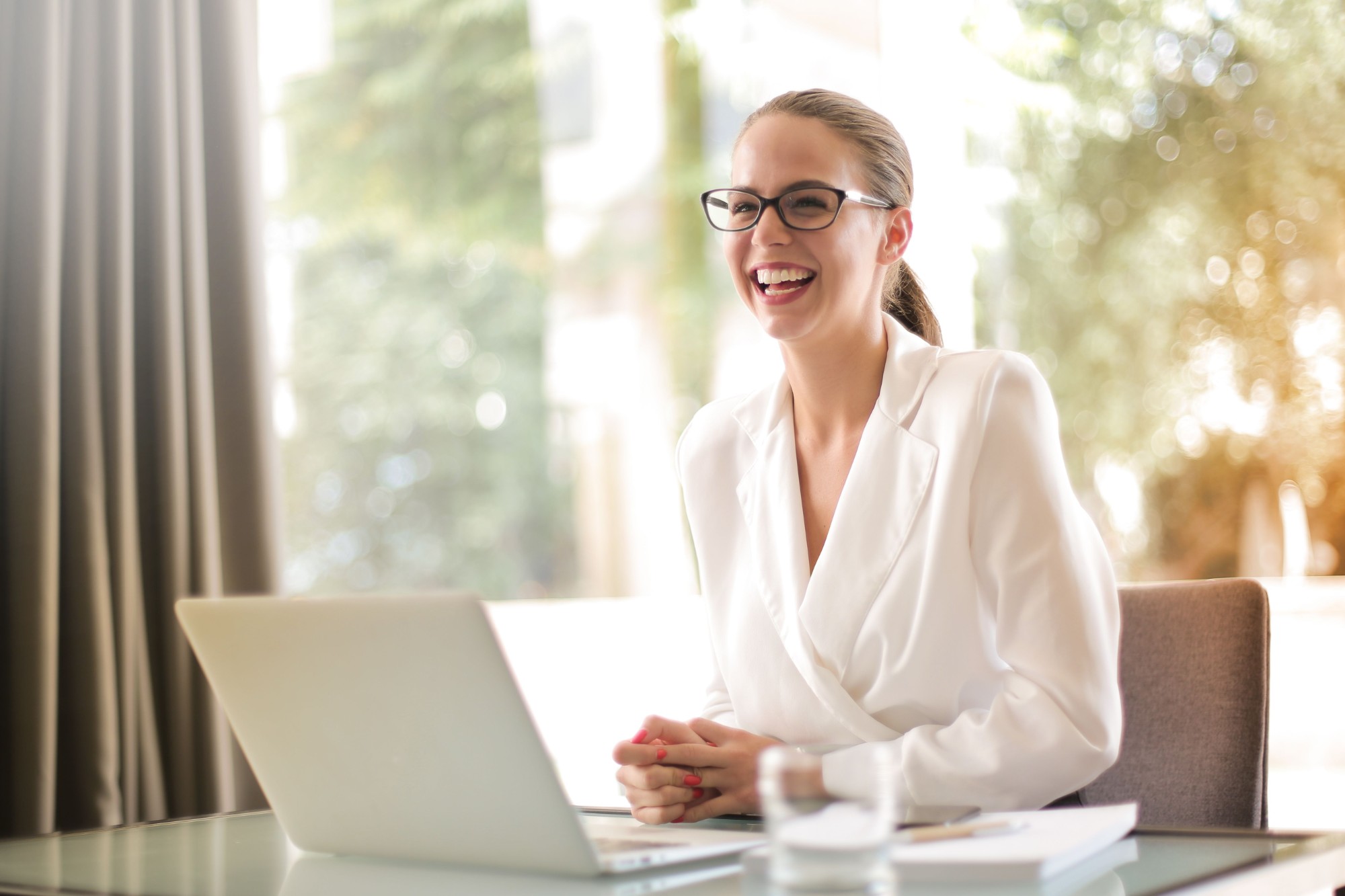 A Northbank adviser at her desk